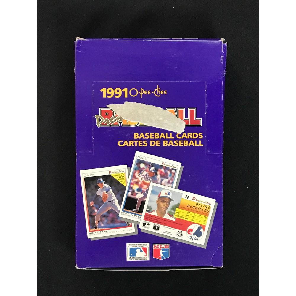1991 Opc Baseball Full Wax Box (1 of 2)