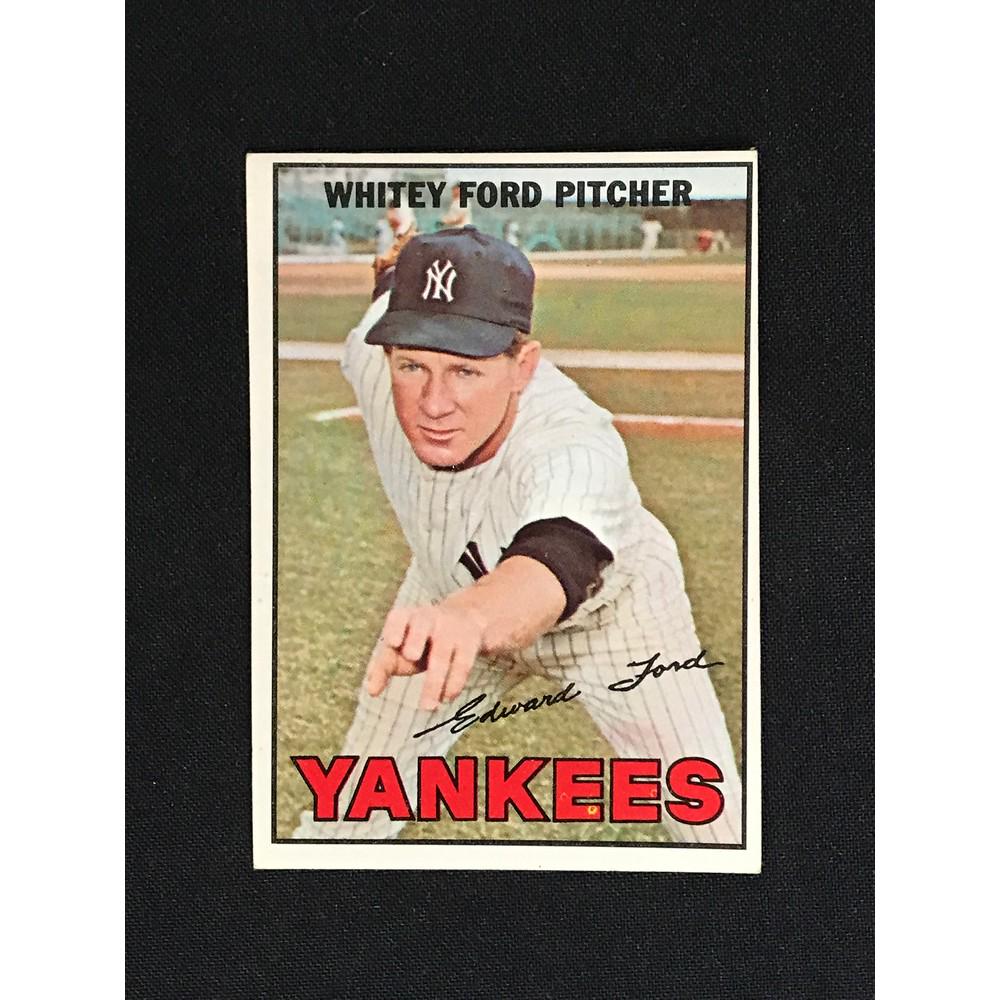 1967 Topps Whitey Ford Card: 1967 Topps Whitey Ford Card