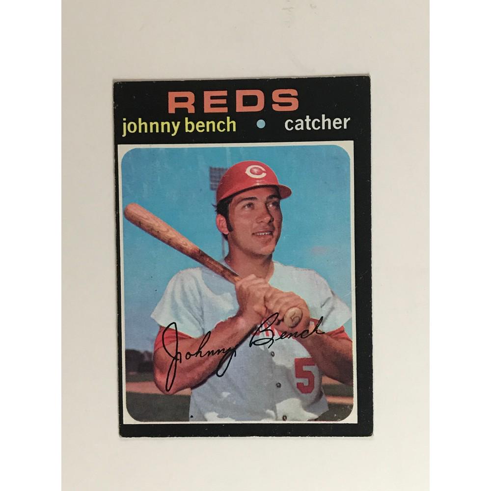 1971 Topps Johnny Bench Card (1 of 2)