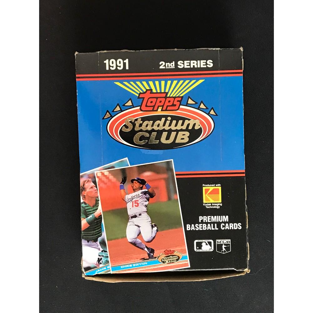 1991 Topps Stadium Club Baseball Full Wax Box (1 of 2)