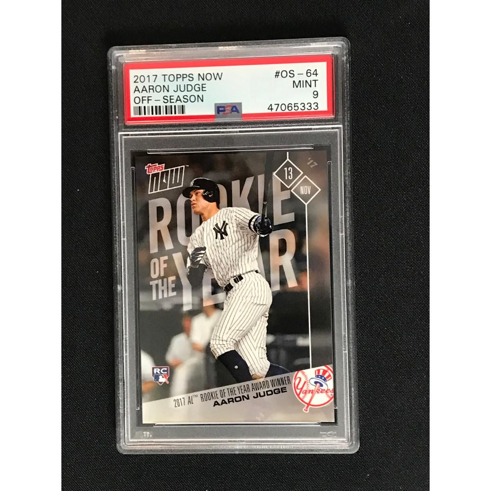 2017 Topps Now Aaron Judge Rookie Psa 9 (1 of 2)