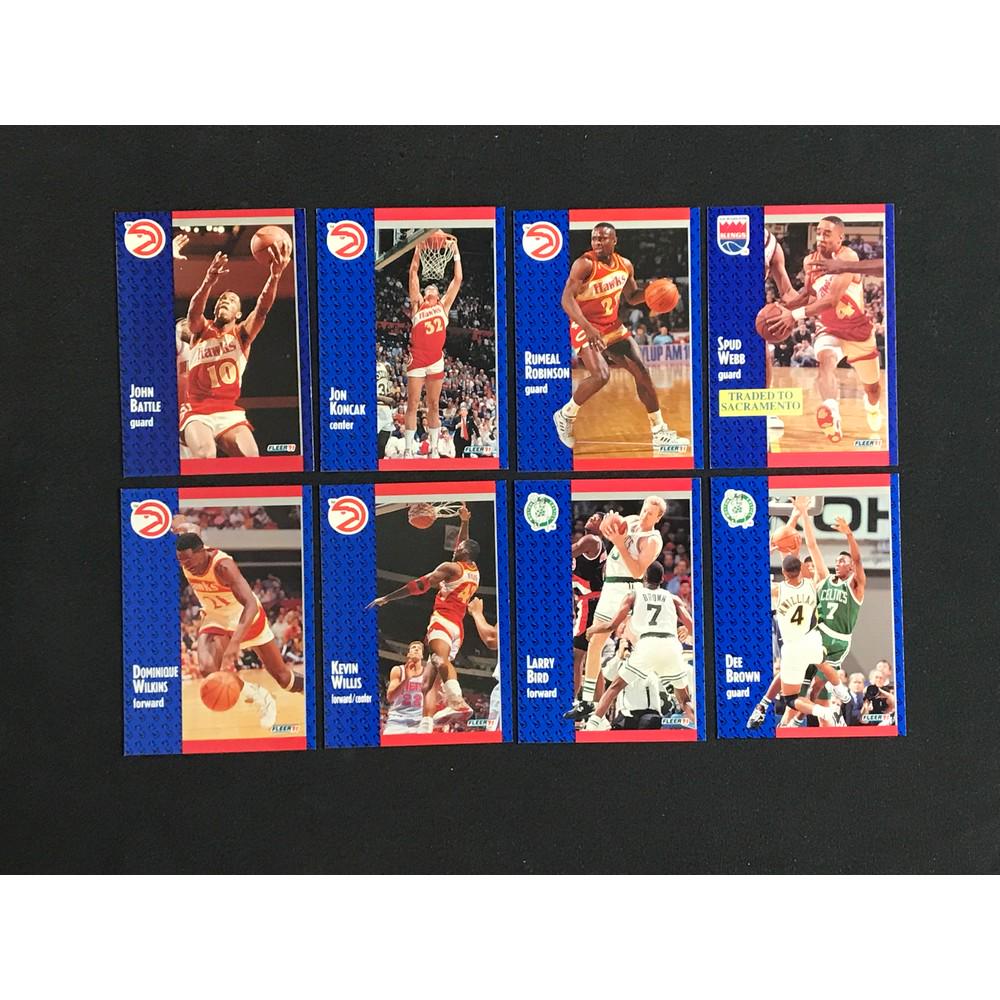 1991-92 Fleer Basketball Series 1 Set (1 of 2)