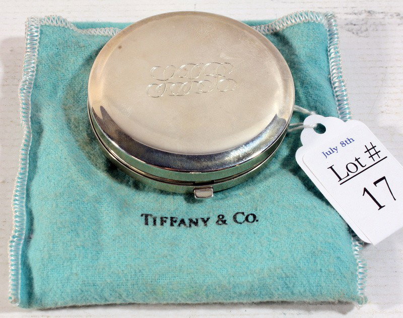 Tiffany and Company Sterling silver compact: Tiffany and Company Sterling silver compact