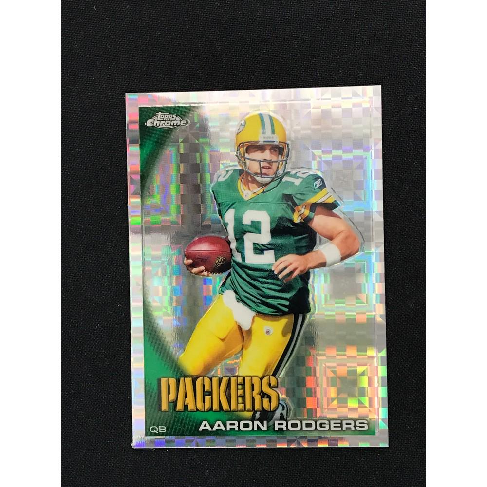 2010 Topps Chrome Refractor Aaron Rodgers (1 of 2)