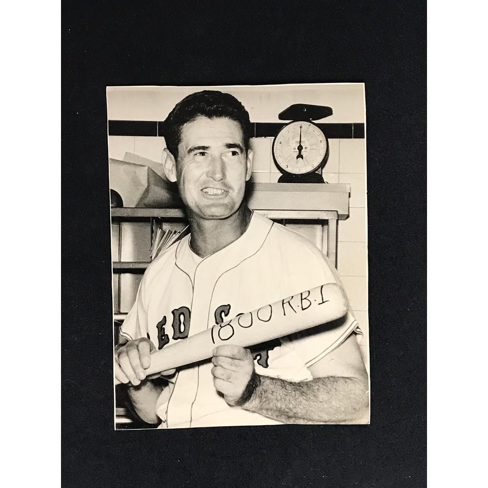 1960 Ted Williams Photo After Game 1800 Rbi (1 of 2)