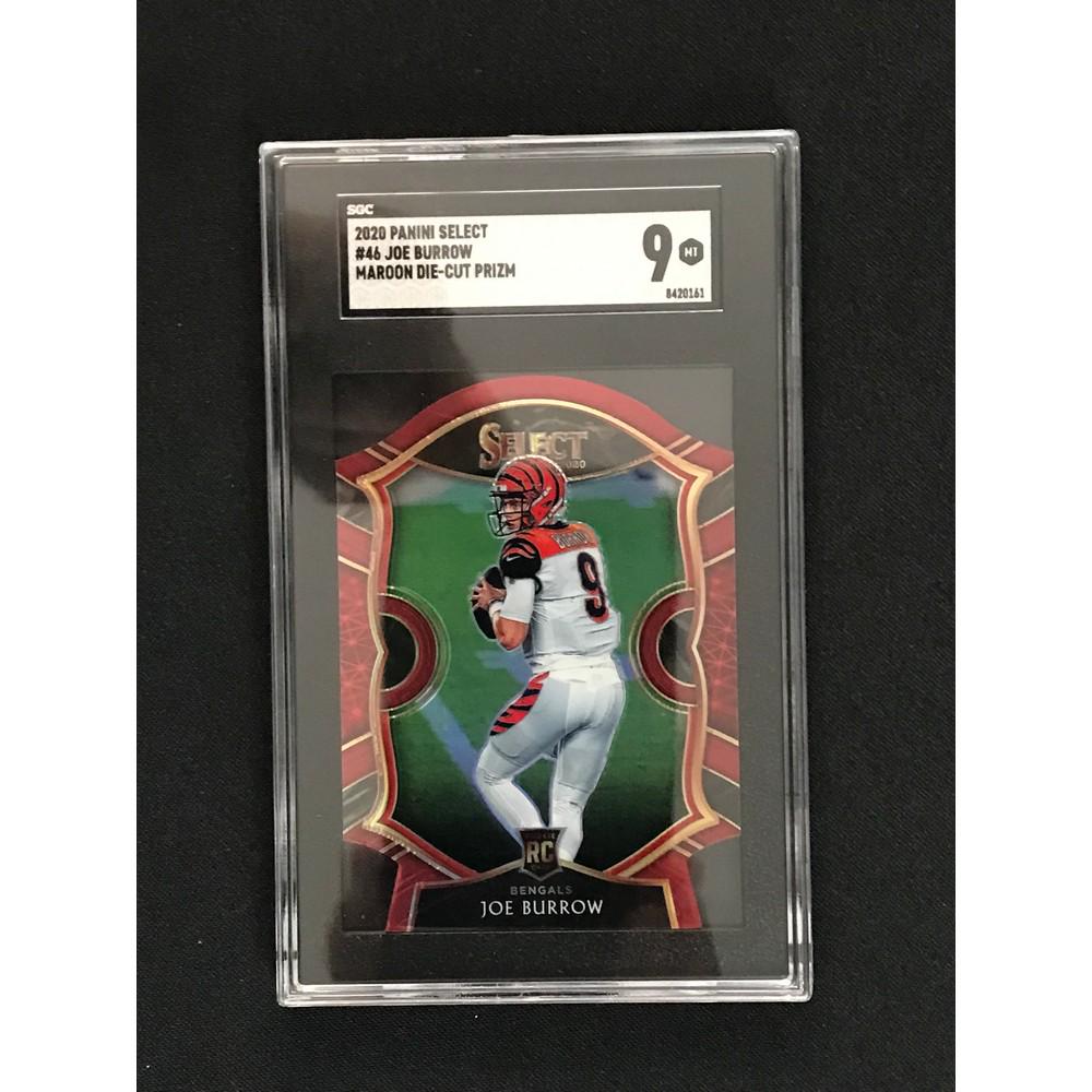 2020 Select Joe Burrow Die Cut Rc Sgc 9 (1 of 2)