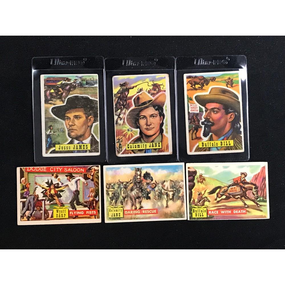 80 1956 Topps Western Roundup Cards (1 of 2)