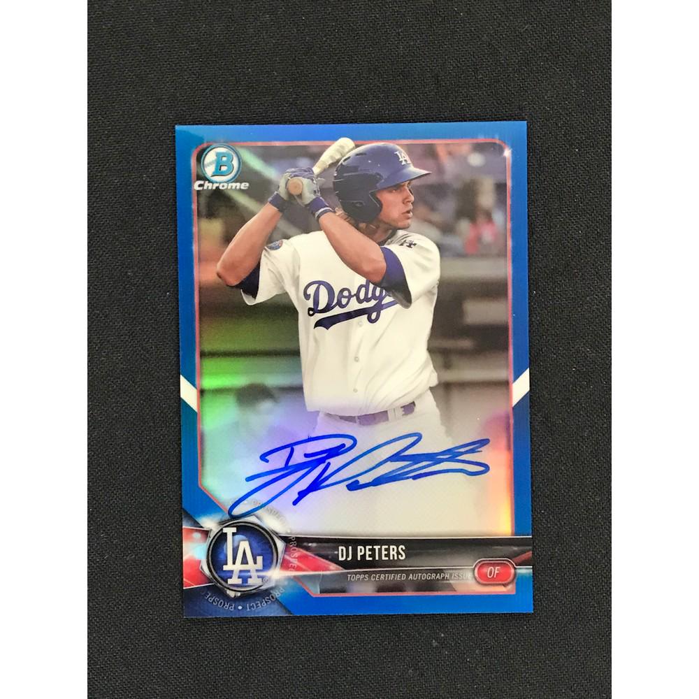 2018 Bowman Chrome Dj Peters Ref/rc/auto 45/150 (1 of 2)