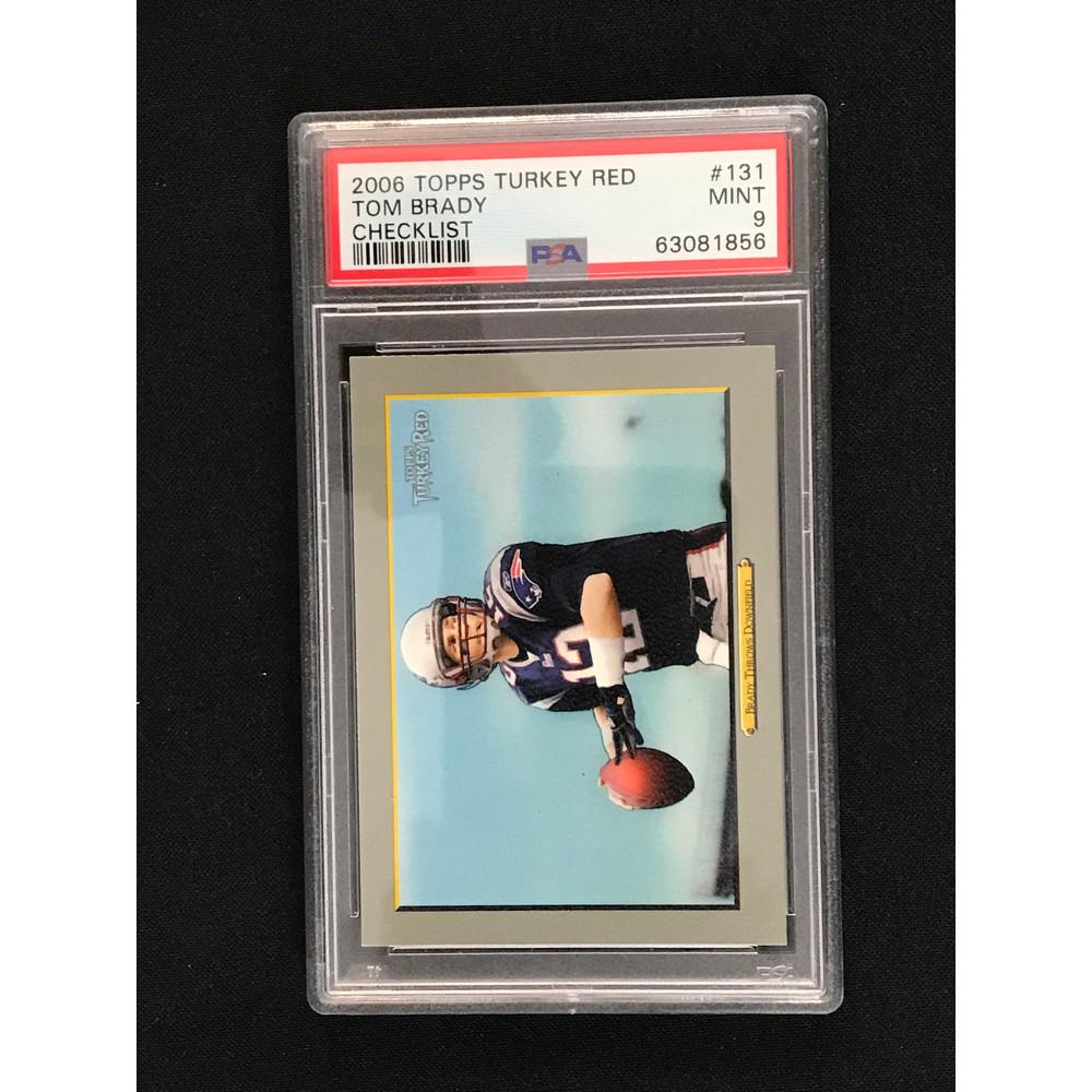 2006 Topps Turkey Red Tom Brady Psa 9 (1 of 2)