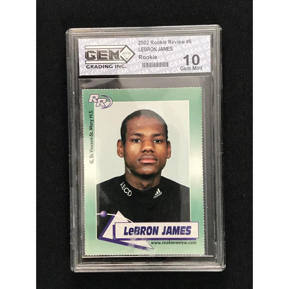 2002 Lebron James Rookie Review Graded 10 (1 of 2)