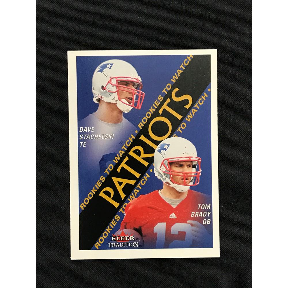 2000 Fleer Tom Brady Rookie Card (1 of 2)
