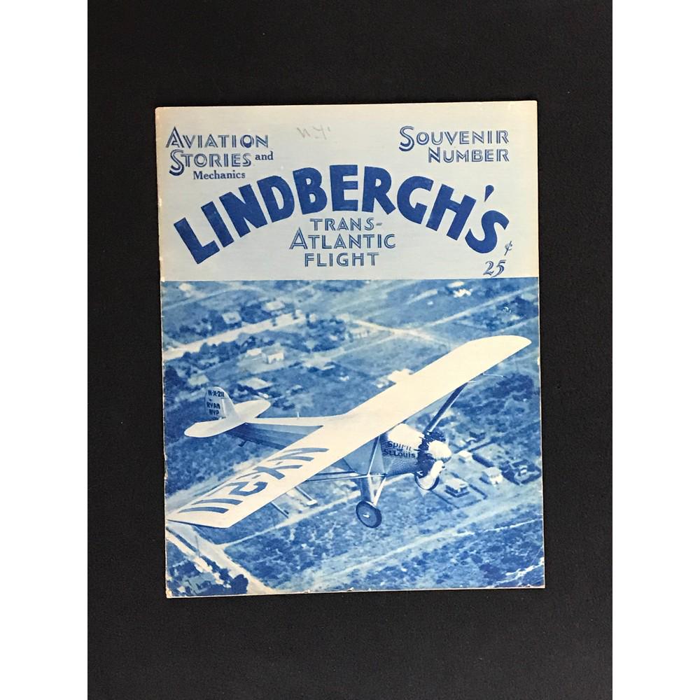 1927 Charles Lindberg Trans Atlantic Program (1 of 2)