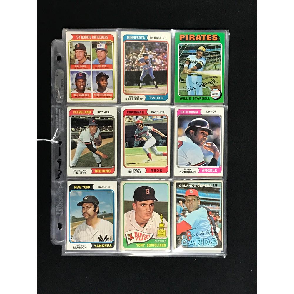36 1960's-70's Baseball Stars: 36 1960's-70's Baseball Stars