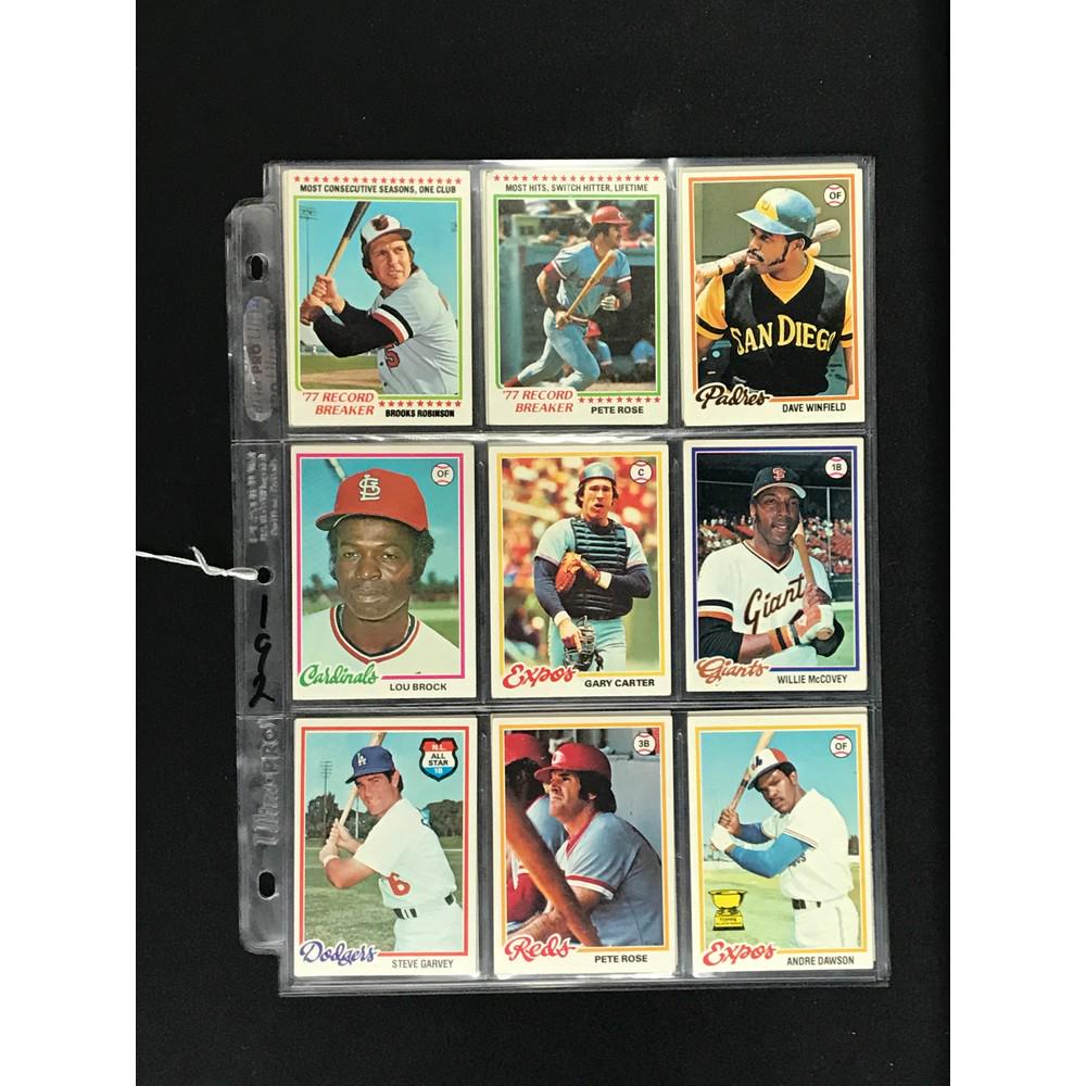 22 1978 Topps Baseball Stars (1 of 6)