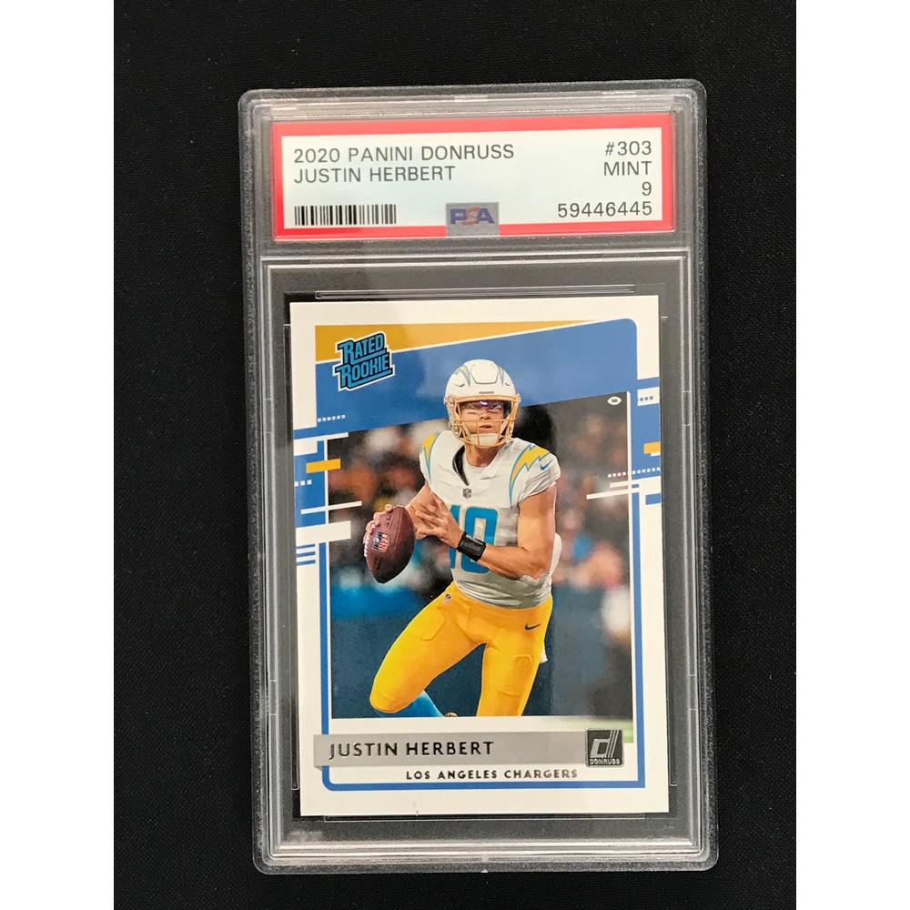 2020 Donruss Justin Herbert Rookie Psa 9 (1 of 2)
