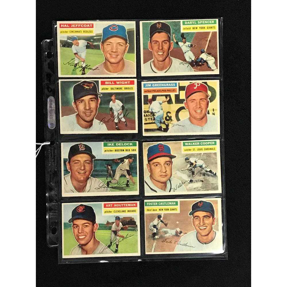 8 1956 Topps Baseball Crease Free (1 of 2)