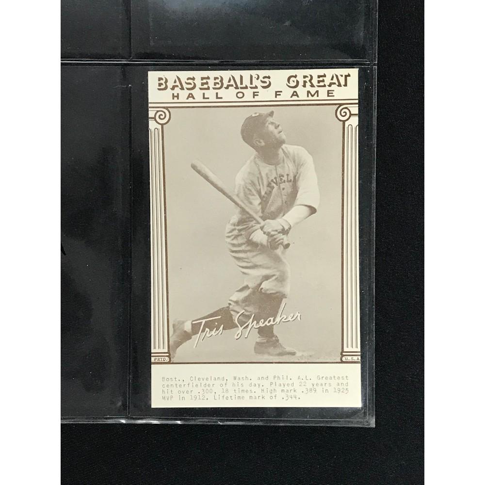 Baseball Hof Postcard Tris Speaker (1 of 2)