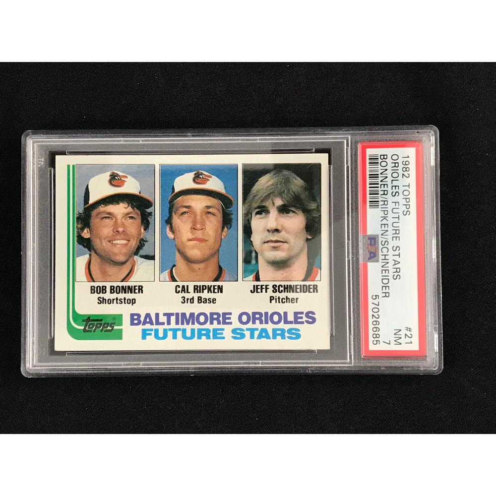 1982 Topps Cal Ripken Rookie Psa 7 (1 of 2)