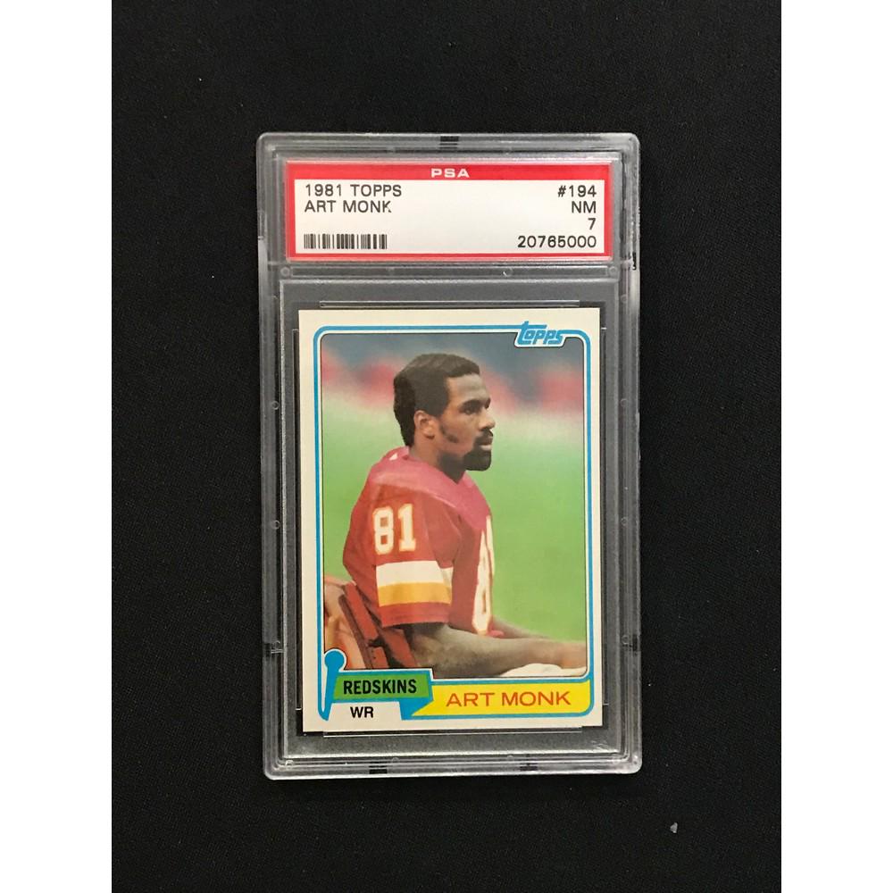 1981 Topps Art Monk Rookie Psa 7 (1 of 2)