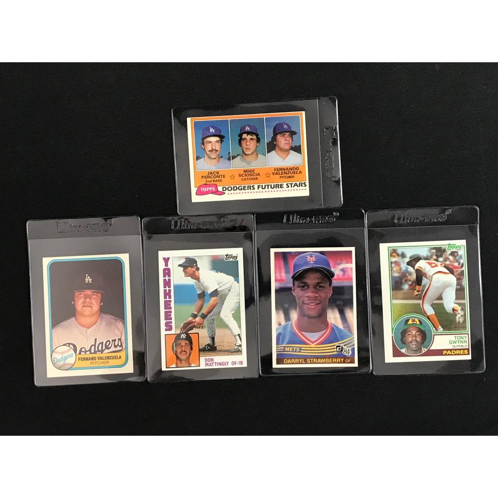 5 1980's Topps Baseball Hof  Rc Cards (1 of 2)