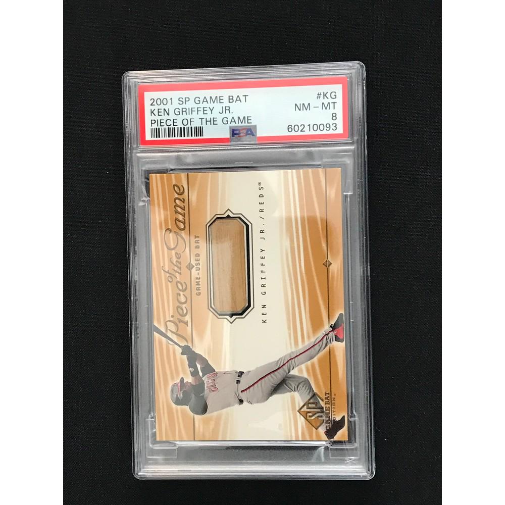 2001 Sp Game Used Bat Ken Griffey Jr. Psa 8 (1 of 2)