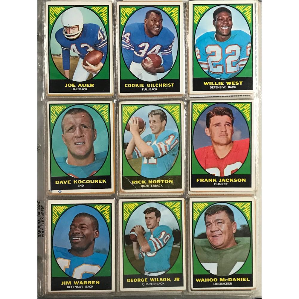 Over 120 1967 Topps Football Cards Mid-high Grade (1 of 4)