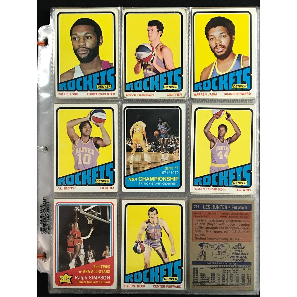 224 1972 Topps Basketball Cards Mostly High Grade (1 of 8)