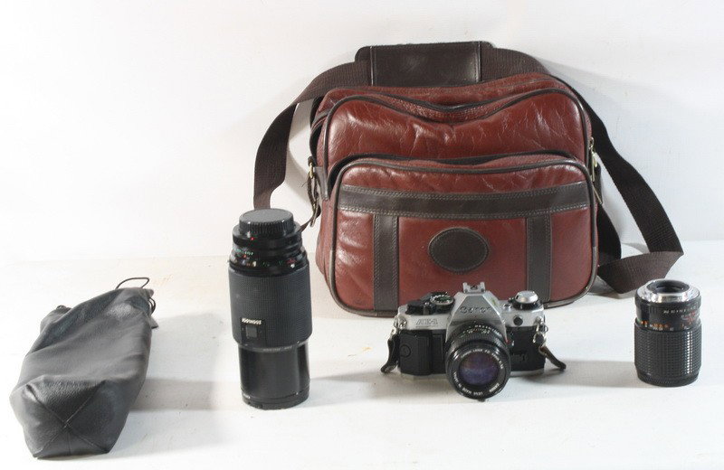 Canon Camera with lenses and accessories: Canon Camera with lenses and accessories
