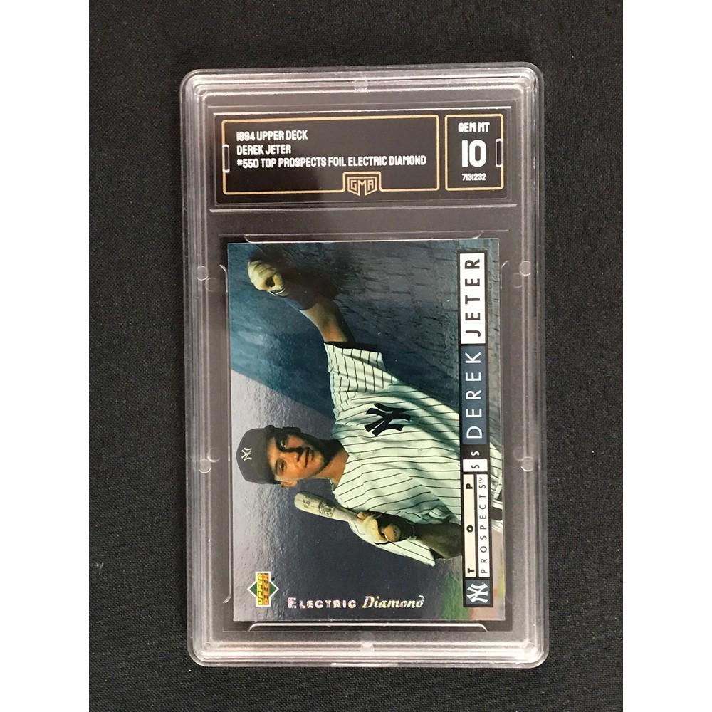 1994 Ud Derek Jeter Rookie Foil Electric Gma 10 (1 of 2)