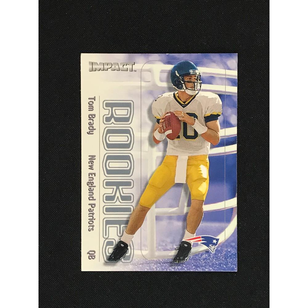 2000 Fleer Impact Tom Brady Rookie (1 of 2)