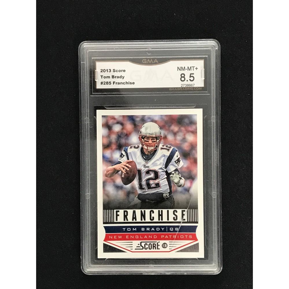 2013 Score Tom Brady Gma 8.5 (1 of 2)