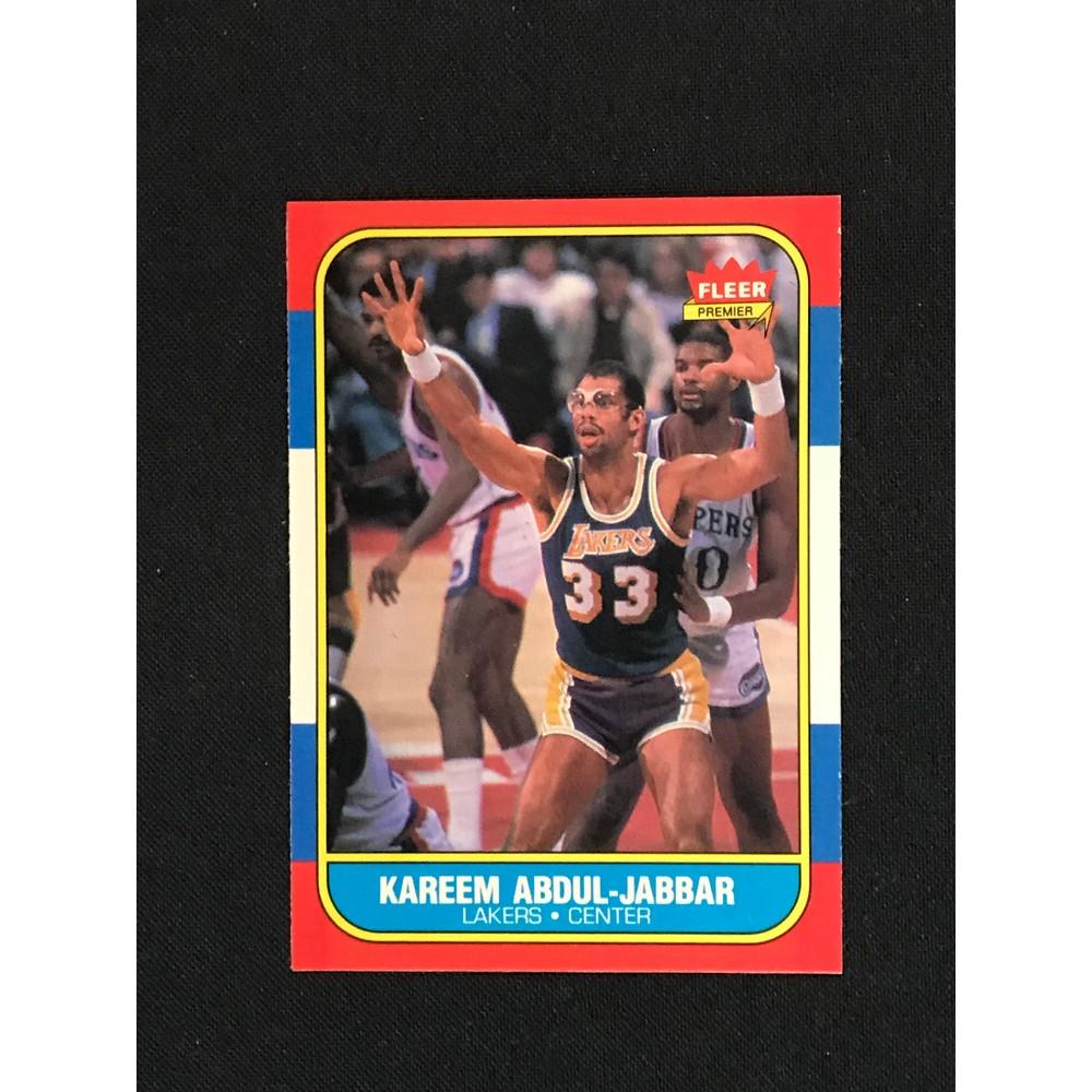 1986 Fleer Kareem Abdul Jabbar (1 of 2)
