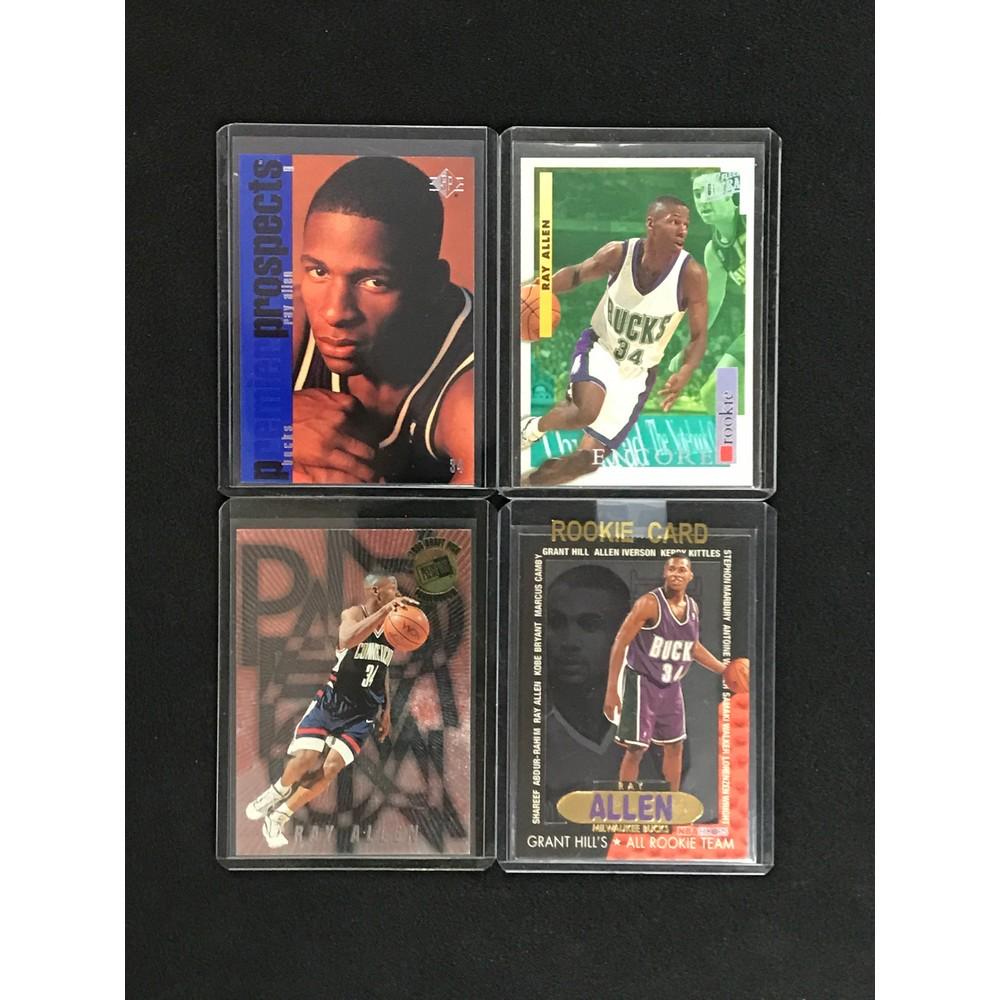 4 Ray Allen Rookie Cards (1 of 2)