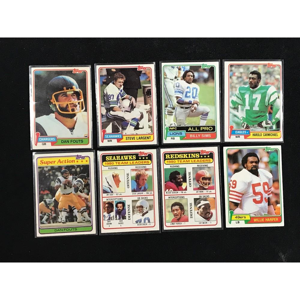 800 1981 Topps Football Cards (1 of 2)