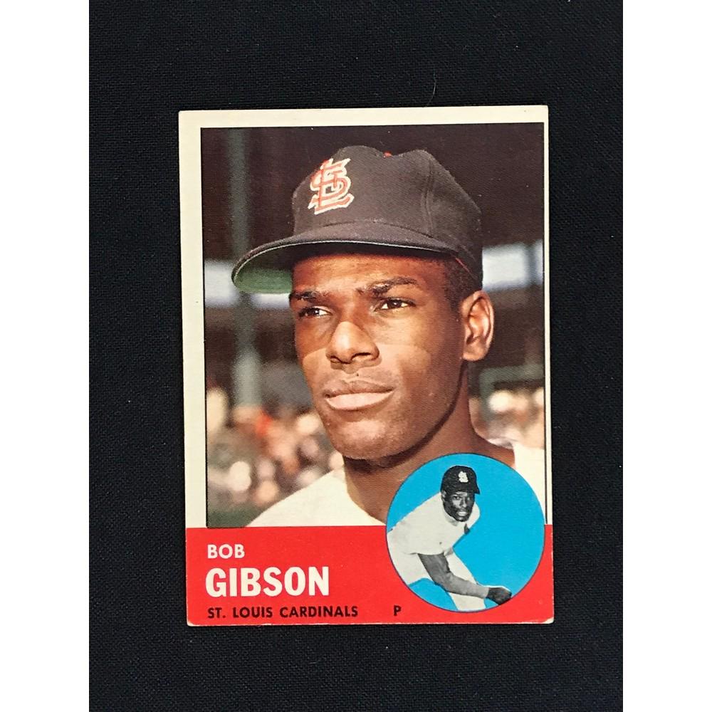 1963 Topps Bob Gibson (1 of 2)