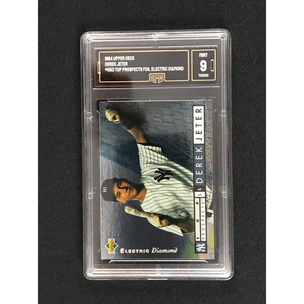 1994 Ud Derek Jeter Foil Diamond Rc Gma 9 (1 of 2)