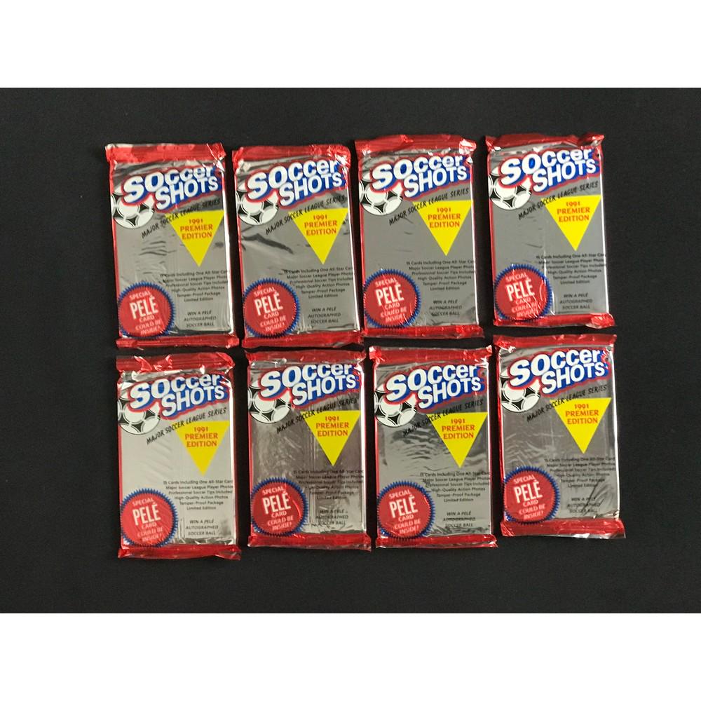 19 Unopened 1991 Soccer Wax Packs: 19 Unopened 1991 Soccer Wax Packs