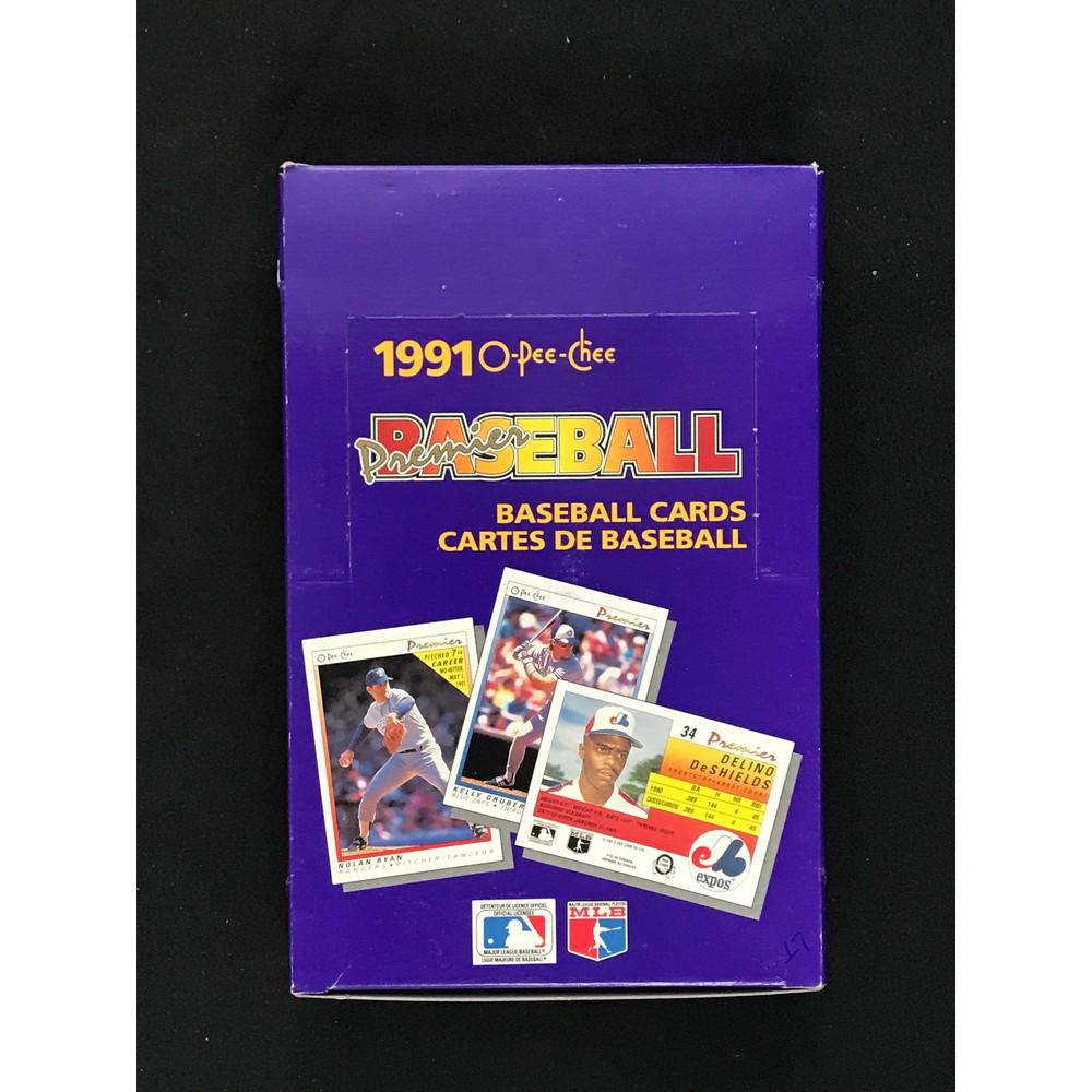 1991 Opc Baseball Wax Box Full (1 of 2)