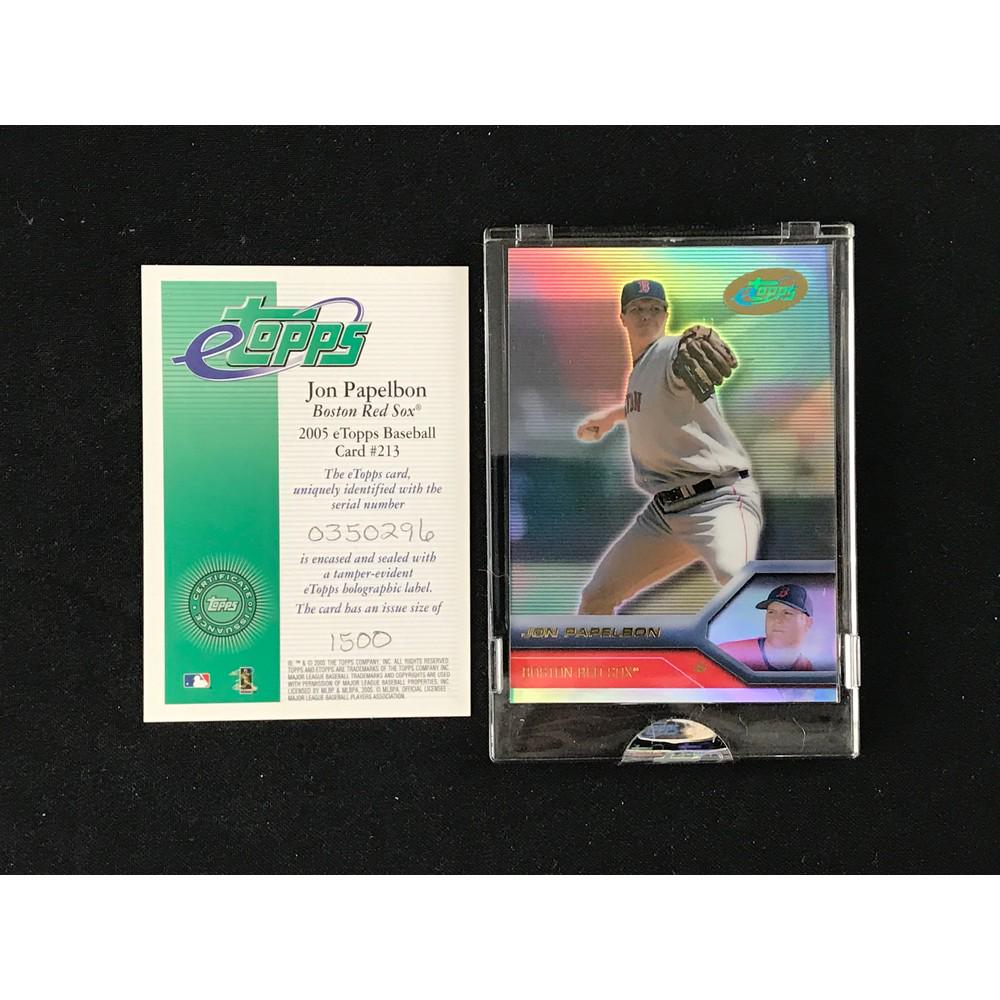 2005 Jonathan Papelbon Sealed Card With Cert: 2005 Jonathan Papelbon Sealed Card With Cert