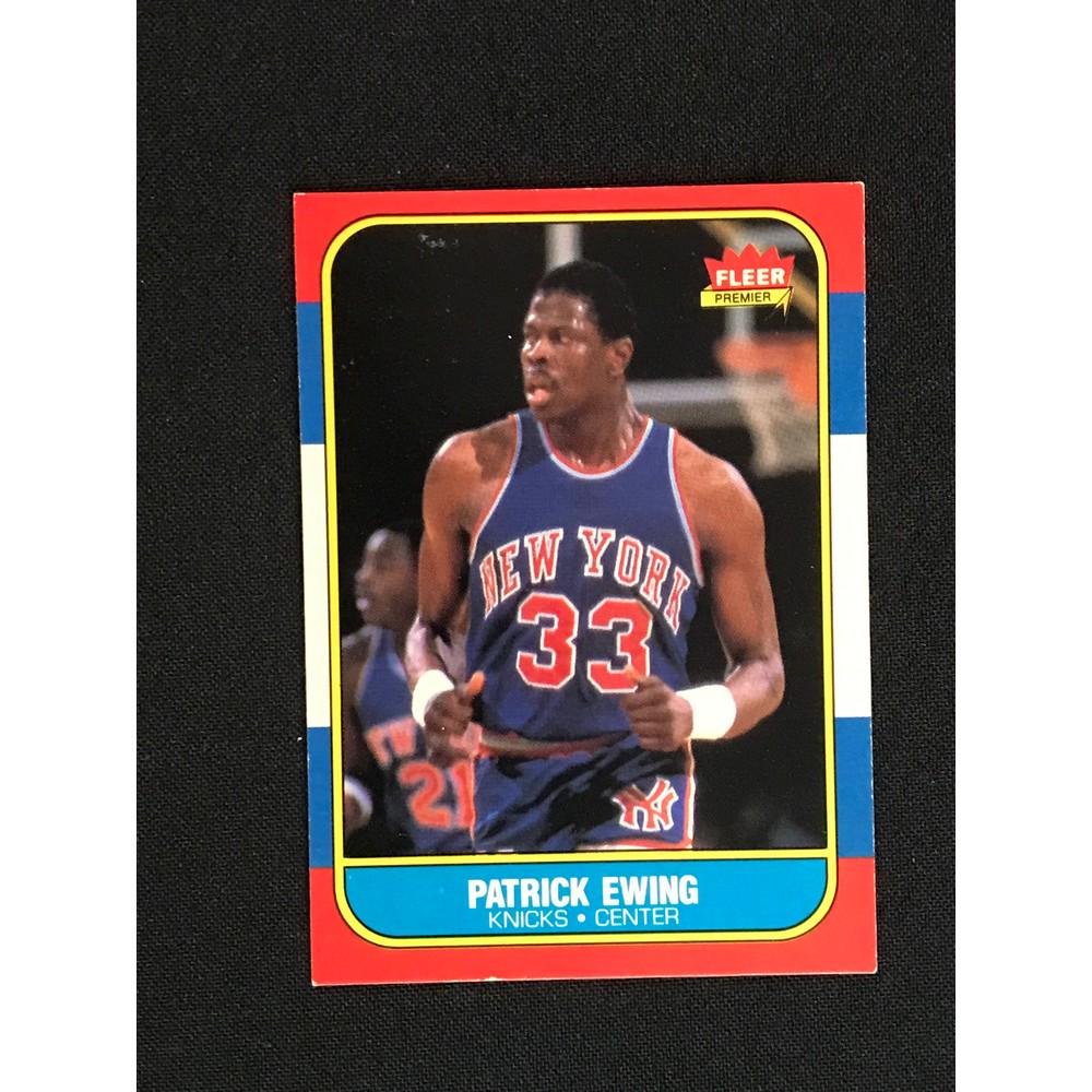 1986 Fleer Patrick Ewing Rookie (1 of 2)