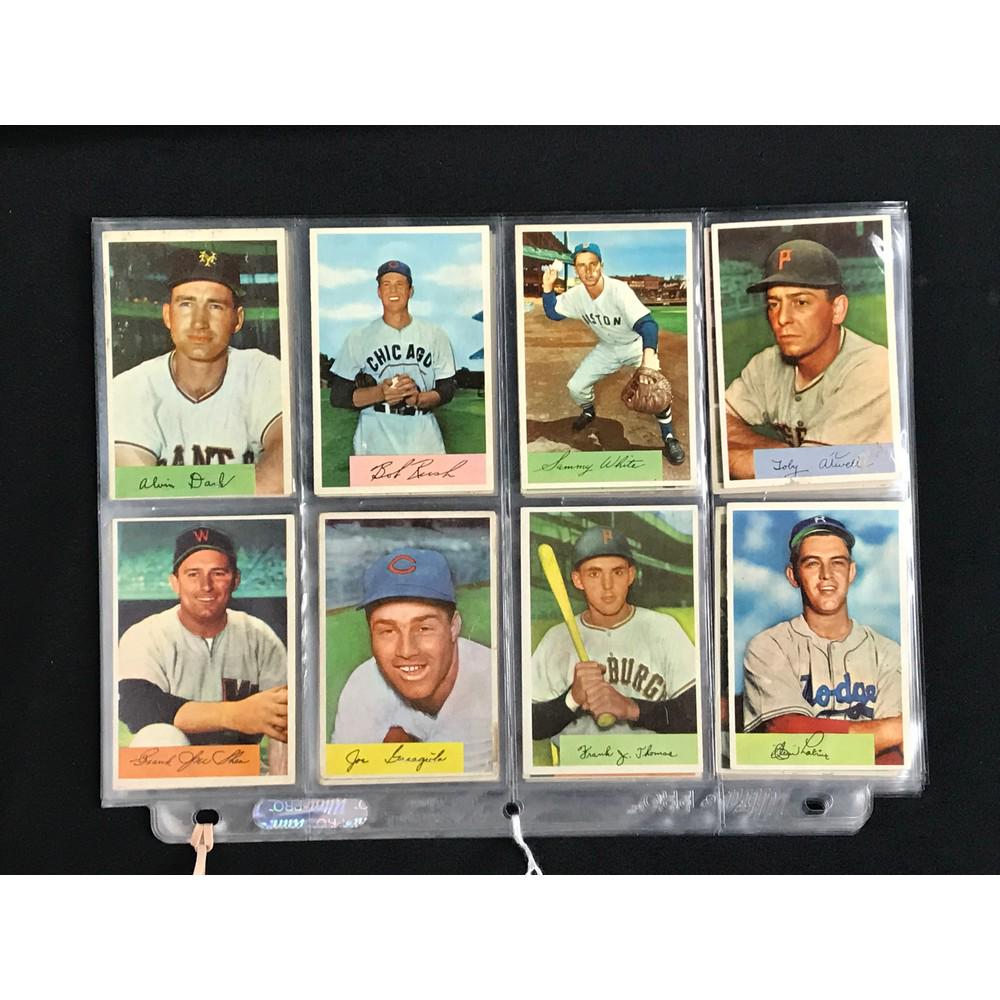 40 1954 Bowman Baseball Cards With Stars (1 of 6)