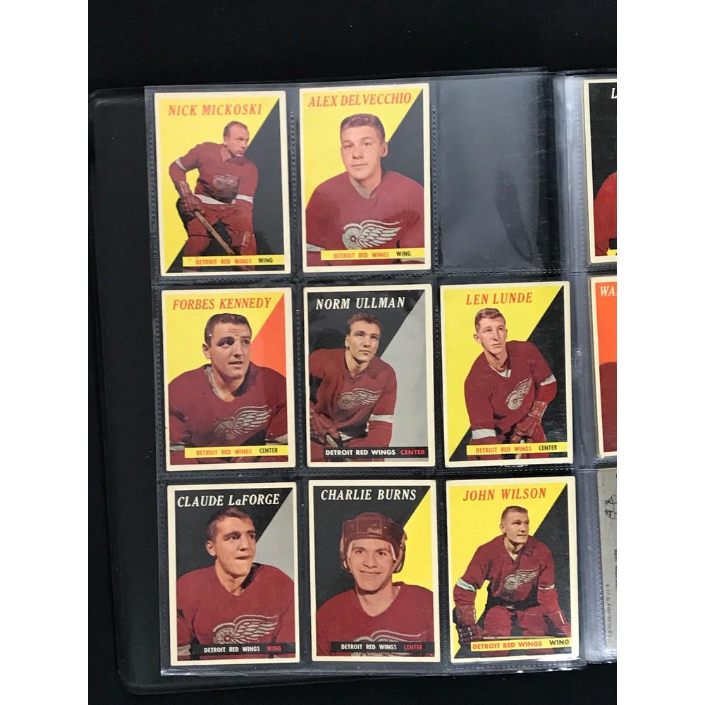 59 1958 Topps Hockey Cards With Hof (1 of 6)