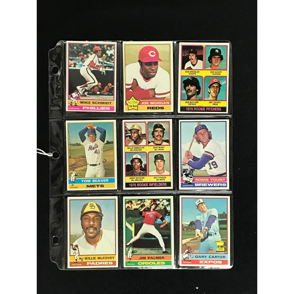 9 1976 Topps Baseball Stars High Grade (1 of 2)