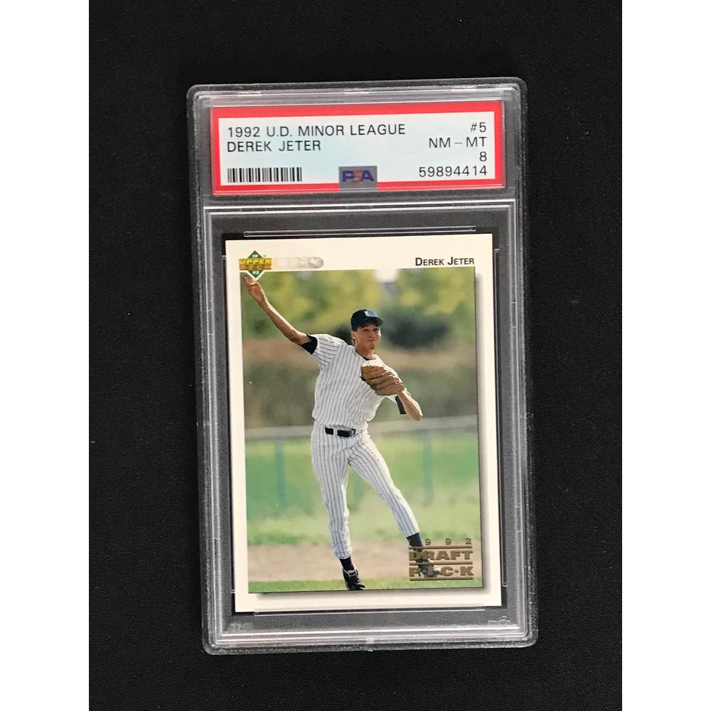 1992 Ud Minor League Derek Jeter Rc Psa 8: 1992 Ud Minor League Derek Jeter Rc Psa 8