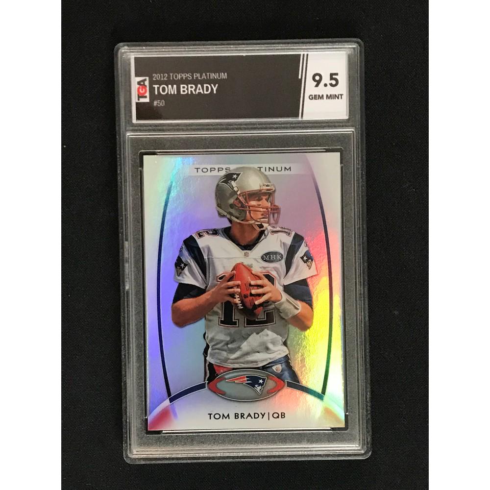 2012 Topps Platinum Tom Brady Tga 9.5 (1 of 2)