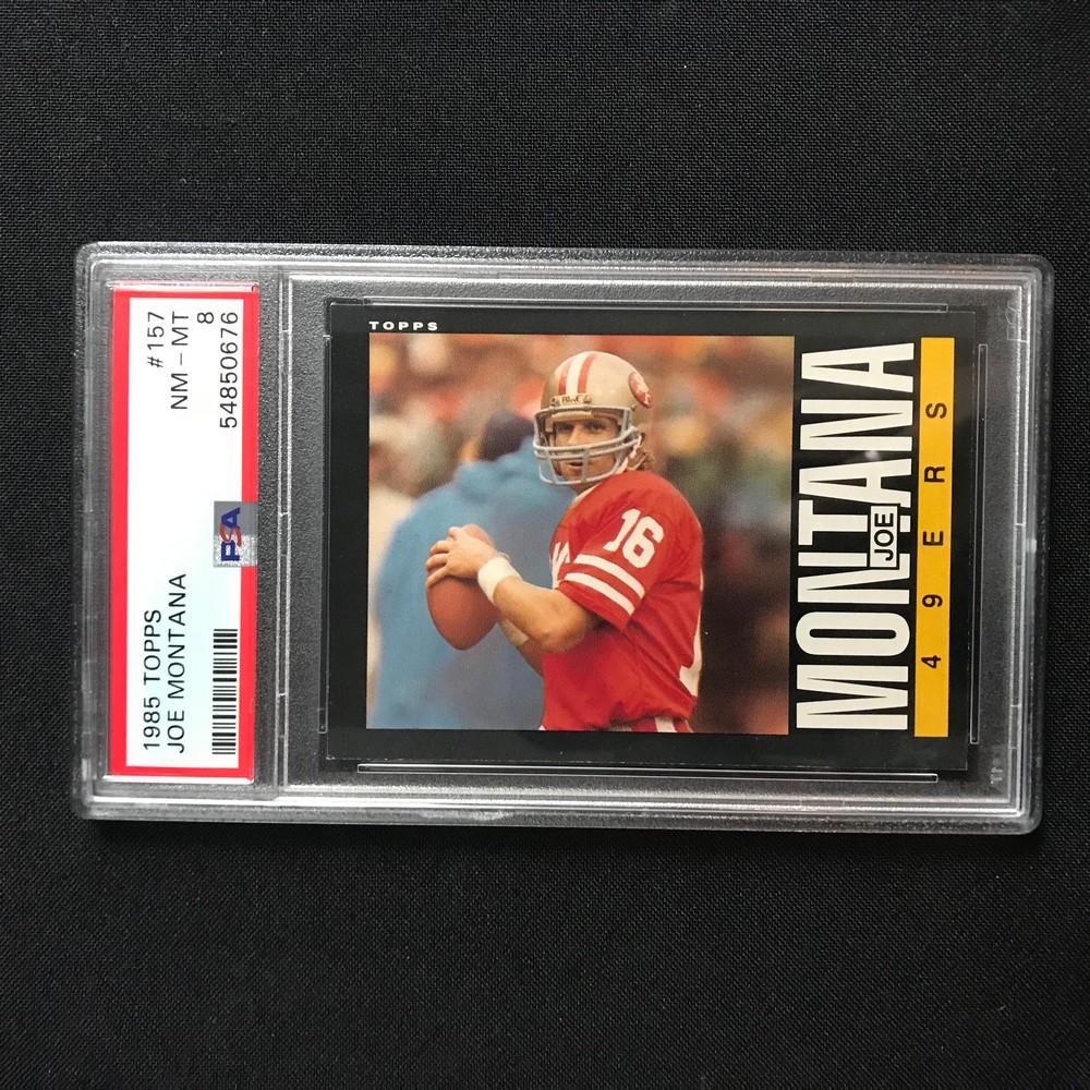 1985 Topps Joe Montana Psa 8 (1 of 2)