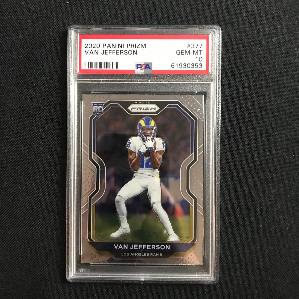 2020 Prizm Van Jefferson Rookie Psa 10 (1 of 2)