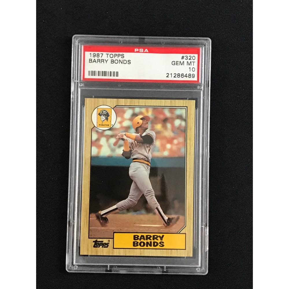 1987 Topps Barry Bonds Rookie Psa 10 (1 of 2)