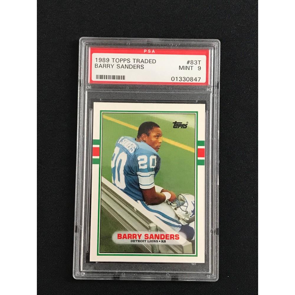 1989 Topps Traded Barry Sanders Rc Psa 9 (1 of 2)
