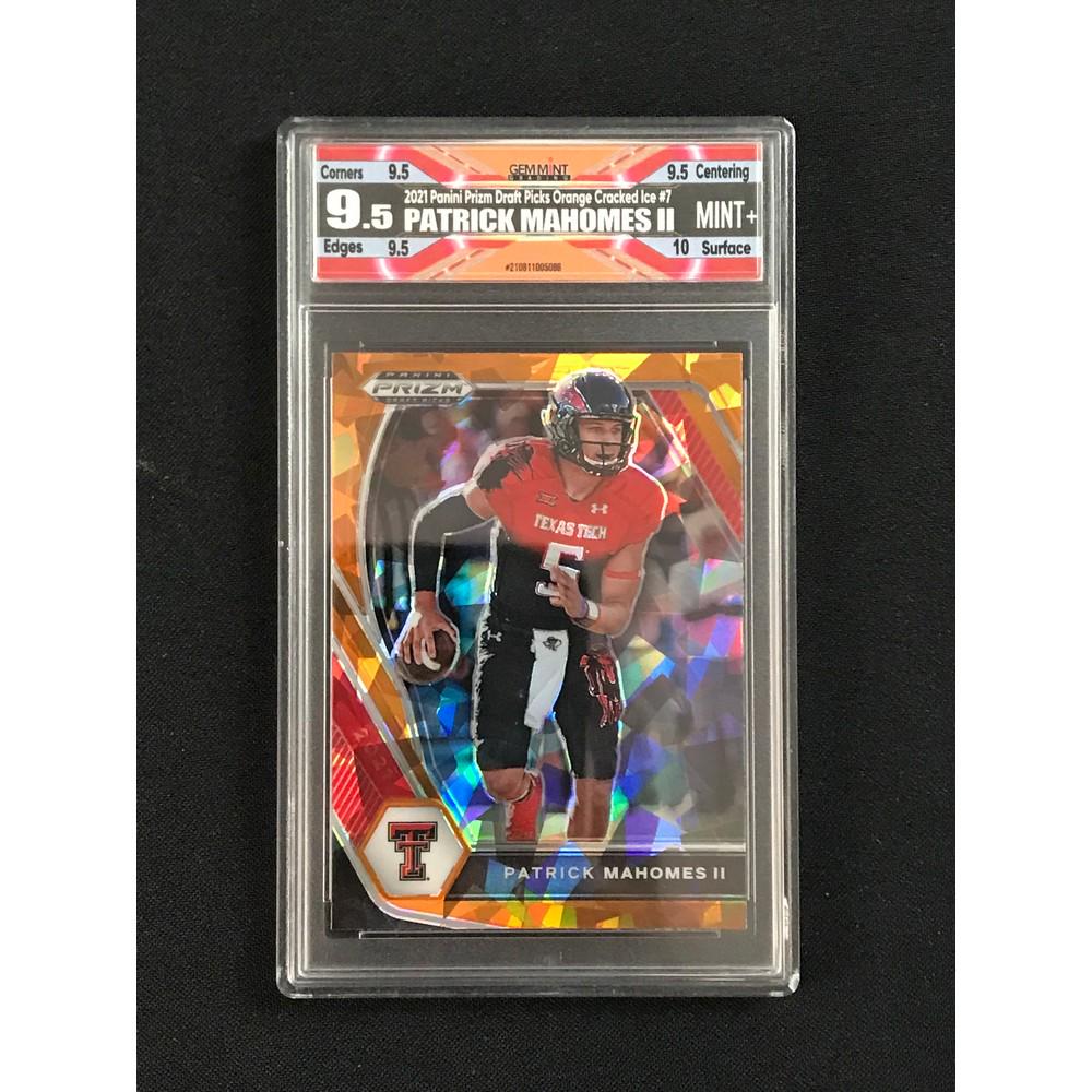2021 Prizm Draft Cracked Ice Patrick Mahomes 9.5 (1 of 2)